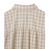 シャーリングスリーブチェックシャツ | earth music&ecology  | 詳細画像23 