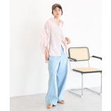 シャーリングスリーブチェックシャツ | earth music&ecology  | 詳細画像3 