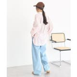 シャーリングスリーブチェックシャツ | earth music&ecology  | 詳細画像5 