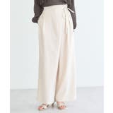 アイボリー | ラップパンツ | earth music&ecology 