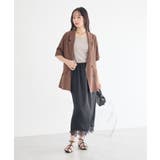 サテンレーススカート | earth music&ecology  | 詳細画像5 