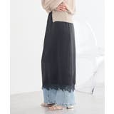 サテンレーススカート | earth music&ecology  | 詳細画像9 