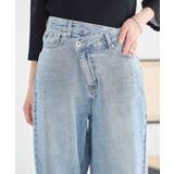 ウエストアシメデニムパンツ | earth music&ecology  | 詳細画像5 