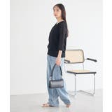 ウエストアシメデニムパンツ | earth music&ecology  | 詳細画像7 