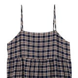 シャーリングラメチェックキャミワンピース | earth music&ecology  | 詳細画像24 