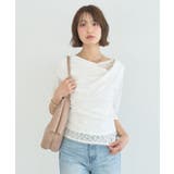 レースレイヤードドレーププルオーバー | earth music&ecology  | 詳細画像14 