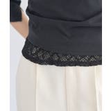 レースレイヤードドレーププルオーバー | earth music&ecology  | 詳細画像21 