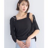 チェーンリブラメカットタンクトップ | earth music&ecology  | 詳細画像1 