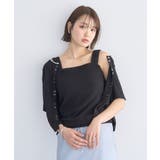 チェーンリブラメカットタンクトップ | earth music&ecology  | 詳細画像2 