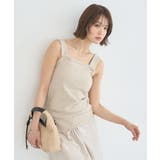 チェーンリブラメカットタンクトップ | earth music&ecology  | 詳細画像5 