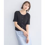 チェーンリブラメカットソー | earth music&ecology  | 詳細画像3 