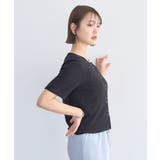 チェーンリブラメカットソー | earth music&ecology  | 詳細画像4 