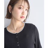 チェーンリブラメカットソー | earth music&ecology  | 詳細画像20 