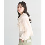 シアーチェック2wayオフショルブラウス | earth music&ecology  | 詳細画像3 