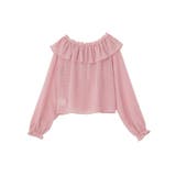 シアーチェック2wayオフショルブラウス | earth music&ecology  | 詳細画像26 