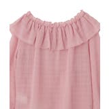 シアーチェック2wayオフショルブラウス | earth music&ecology  | 詳細画像31 