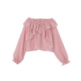 シアーチェック2wayオフショルブラウス | earth music&ecology  | 詳細画像32 