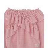 シアーチェック2wayオフショルブラウス | earth music&ecology  | 詳細画像33 