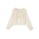 シアーチェック2wayオフショルブラウス | earth music&ecology  | 詳細画像36 