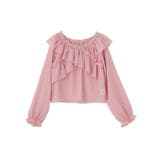 シアーチェック2wayオフショルブラウス | earth music&ecology  | 詳細画像38 