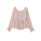 シャーリングフリルオフショルブラウス | earth music&ecology  | 詳細画像17 