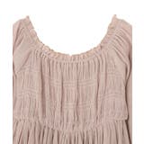 シャーリングフリルオフショルブラウス | earth music&ecology  | 詳細画像21 