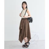 イレヘムチェックシャツライクスカート | earth music&ecology  | 詳細画像11 