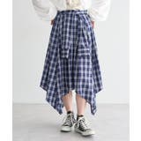 イレヘムチェックシャツライクスカート | earth music&ecology  | 詳細画像2 