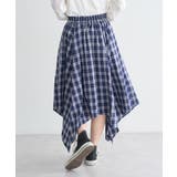 イレヘムチェックシャツライクスカート | earth music&ecology  | 詳細画像4 