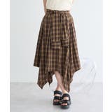 イレヘムチェックシャツライクスカート | earth music&ecology  | 詳細画像9 