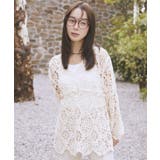 クロシェ風プルオーバー | earth music&ecology  | 詳細画像14 