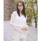 アイボリー | クロシェ風プルオーバー | earth music&ecology 