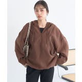 ブラウン | アノラックフーディ | earth music&ecology 