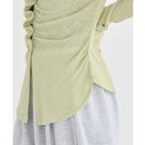 シアーワッフルタックボタントップス | earth music&ecology  | 詳細画像21 