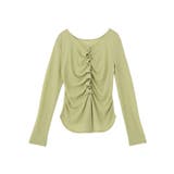 シアーワッフルタックボタントップス | earth music&ecology  | 詳細画像23 