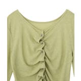 シアーワッフルタックボタントップス | earth music&ecology  | 詳細画像25 