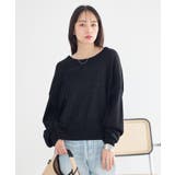 レーストリムシアーニットカーディガン | earth music&ecology  | 詳細画像2 