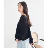 レーストリムシアーニットカーディガン | earth music&ecology  | 詳細画像3 