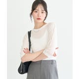 オフホワイト | ハイショクメロートップス | earth music&ecology 