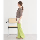 セルフカットリブフレアパンツ | earth music&ecology  | 詳細画像11 