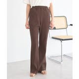 セルフカットリブフレアパンツ | earth music&ecology  | 詳細画像14 