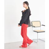 セルフカットリブフレアパンツ | earth music&ecology  | 詳細画像20 