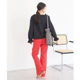 セルフカットリブフレアパンツ | earth music&ecology  | 詳細画像21 