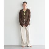 セルフカットリブフレアパンツ | earth music&ecology | 詳細画像38