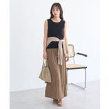 プリーツレイヤードライクスカート | earth music&ecology  | 詳細画像10 