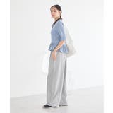 ダブル衿ペプラムプルオーバー | earth music&ecology  | 詳細画像5 