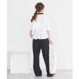 ダブル衿ペプラムプルオーバー | earth music&ecology  | 詳細画像19 