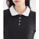 ダブル衿ペプラムプルオーバー | earth music&ecology  | 詳細画像20 