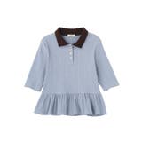 ダブル衿ペプラムプルオーバー | earth music&ecology  | 詳細画像32 