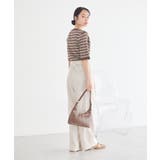 ヘンリーネック半袖ニットプルオーバー | earth music&ecology  | 詳細画像13 